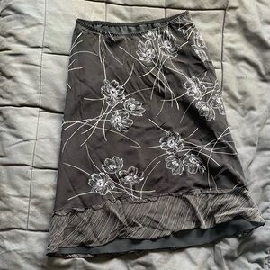 Midi Vintage Black Skirt